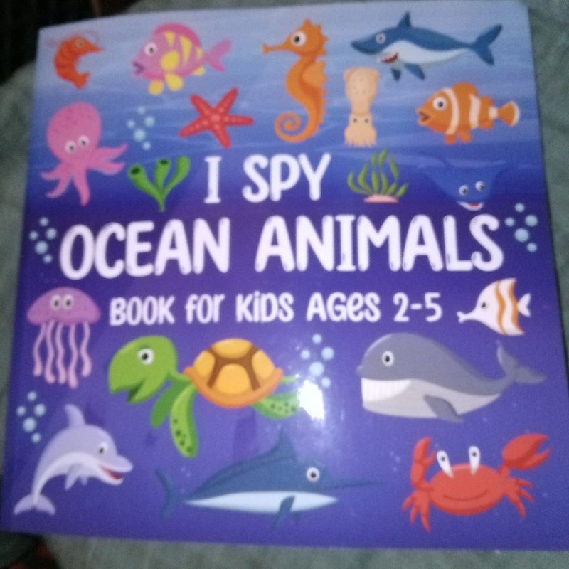 I Spy Ocean Animals Book for Kids Ages 2-5