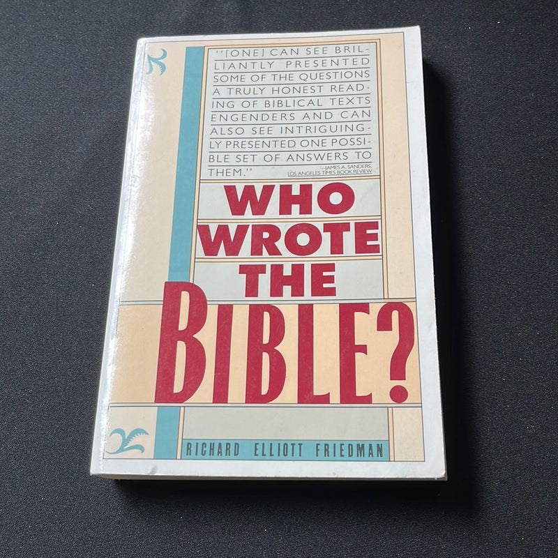 Who Wrote the Bible?