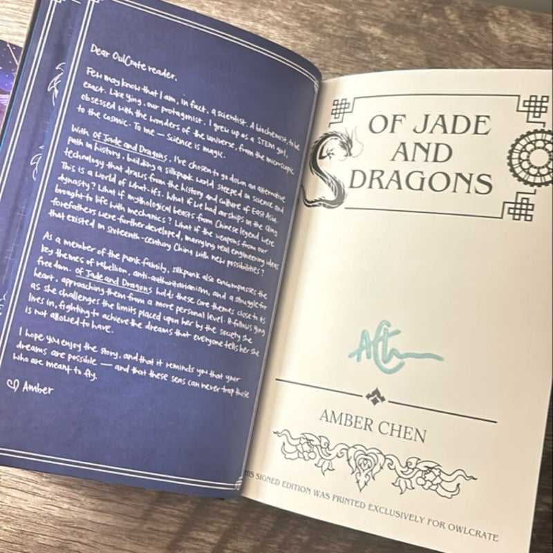 Owlcrate Of Jade and Dragons