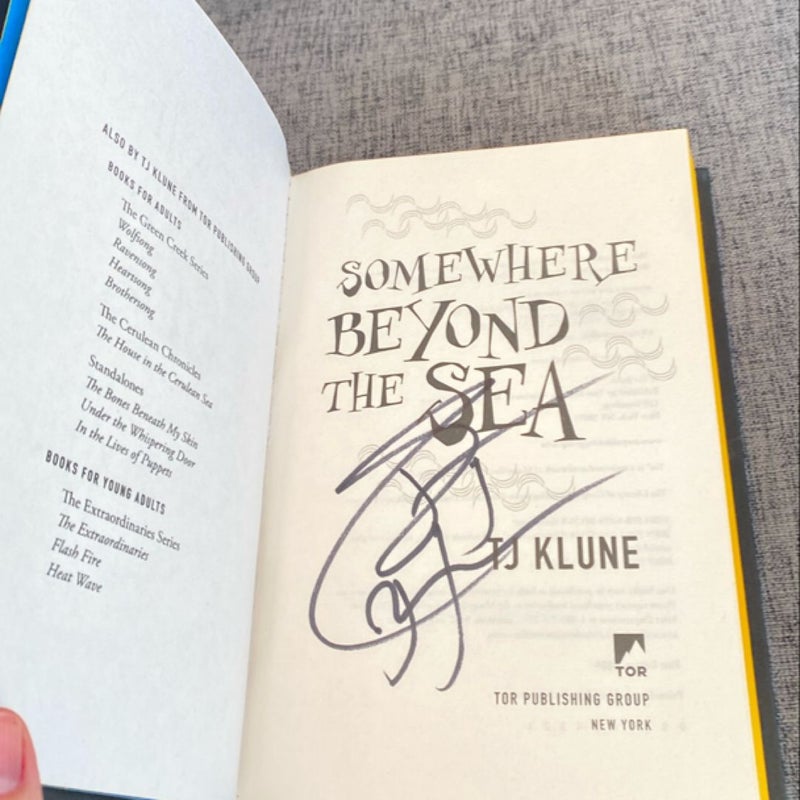 Somewhere Beyond the Sea---SIGNED--