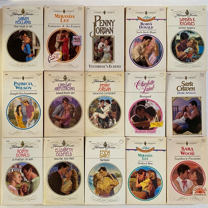 Harlequin Presents Romance Bundle/Lot of 39