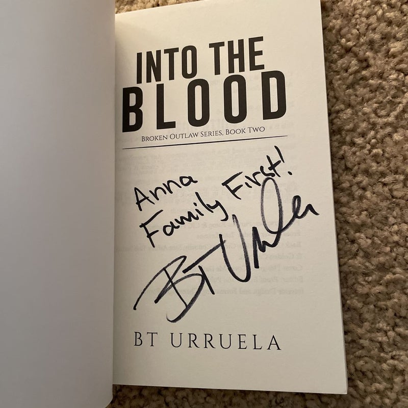 Into the Blood (OOP signed by the author)