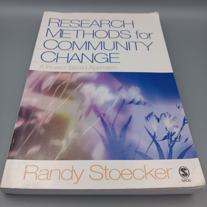 Research Methods for Community Change