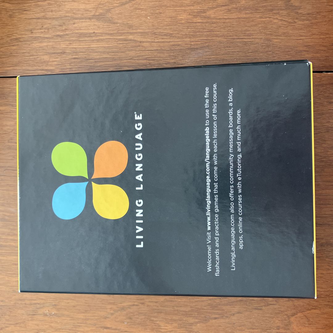 Living language Essential, intermediate, advanced Spanish, audio and notebook