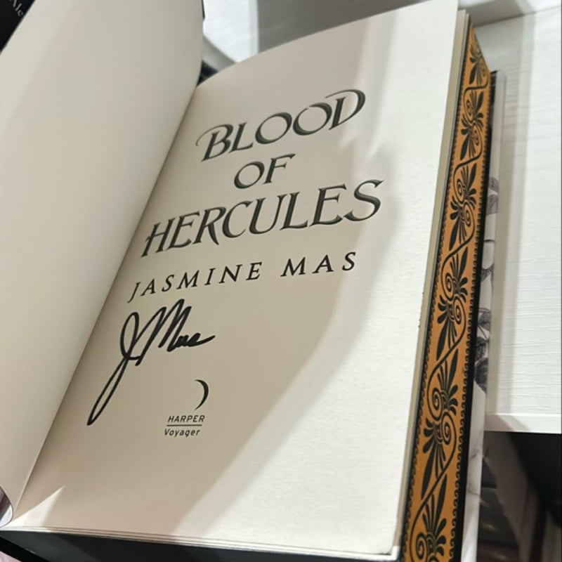 WATERSTONES EXCLUSIVE SIGNED SOLD OUT Blood of Hercules 