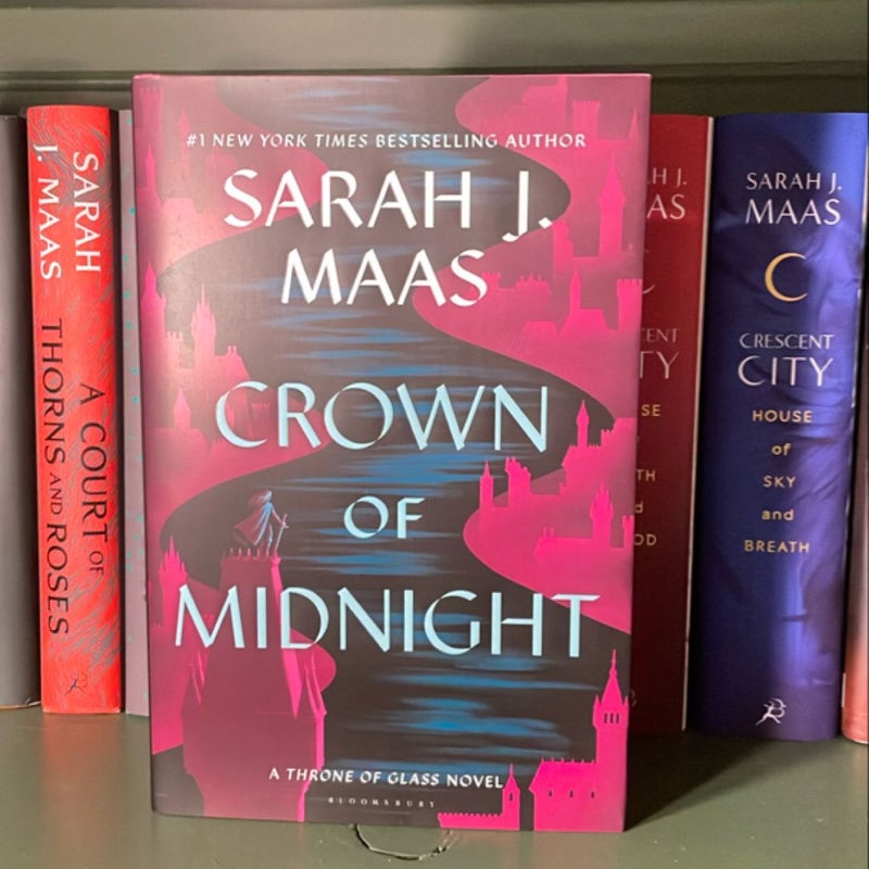 Crown of Midnight *tabbed with bookmark*