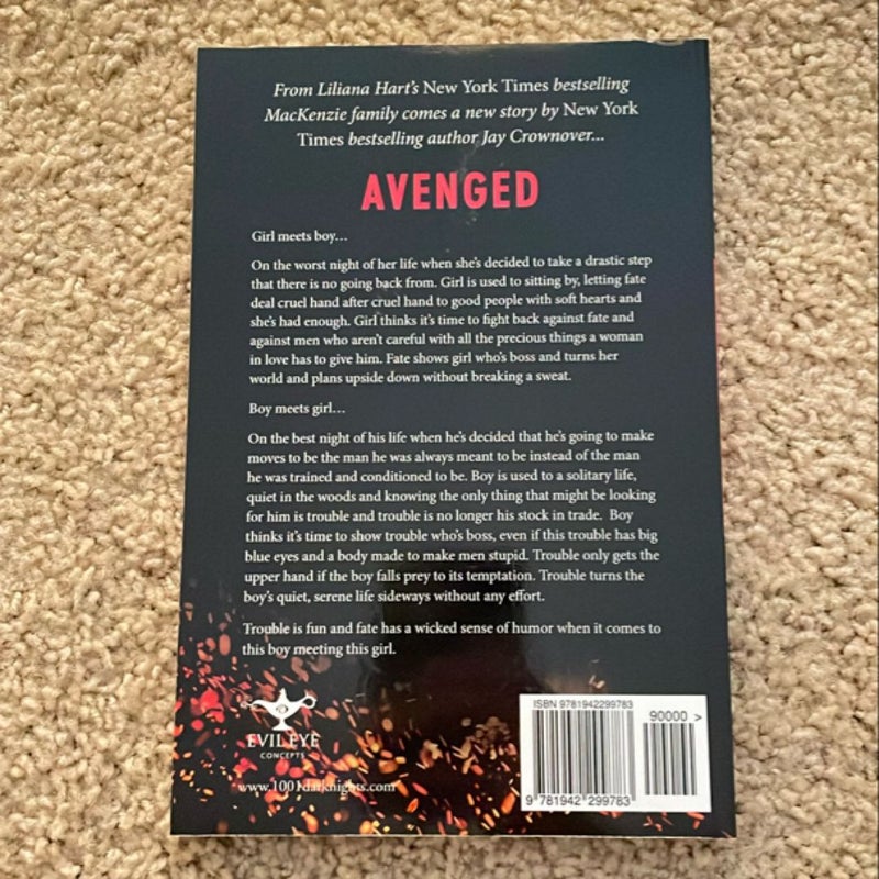 Avenged (signed by the author)