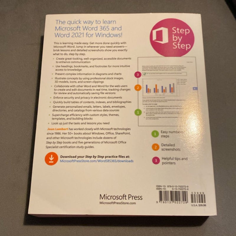 Microsoft Word Step by Step (Office 2021 and Microsoft 365)