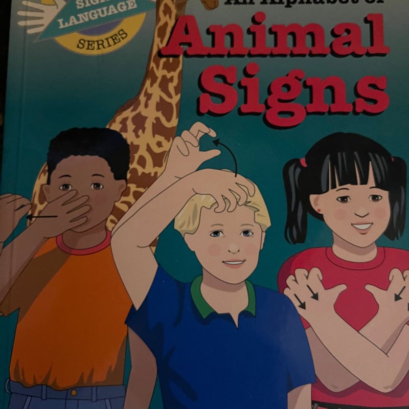 Alphabet of Animal Signs-set of four