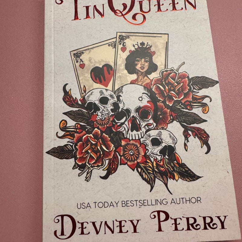 Tin Queen SPECIAL EDITION, Hand signed and Spayed Edges 