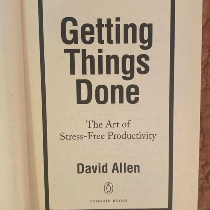 Getting Things Done