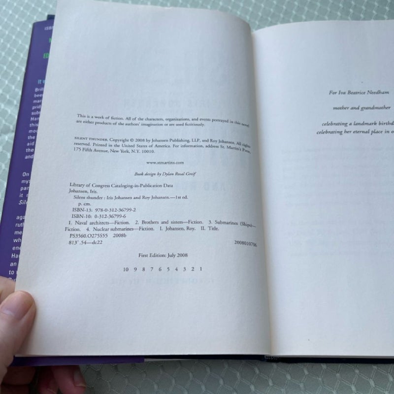 Silent Thunder (FIRST EDITION)