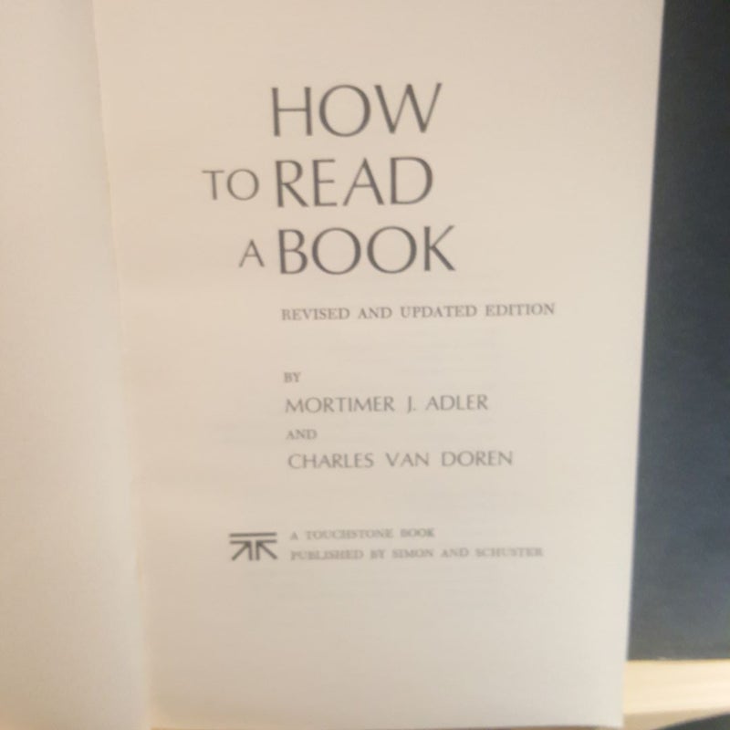 How to read a book