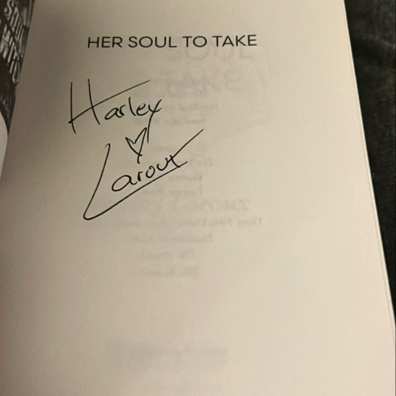 Her Soul to Take- Signed