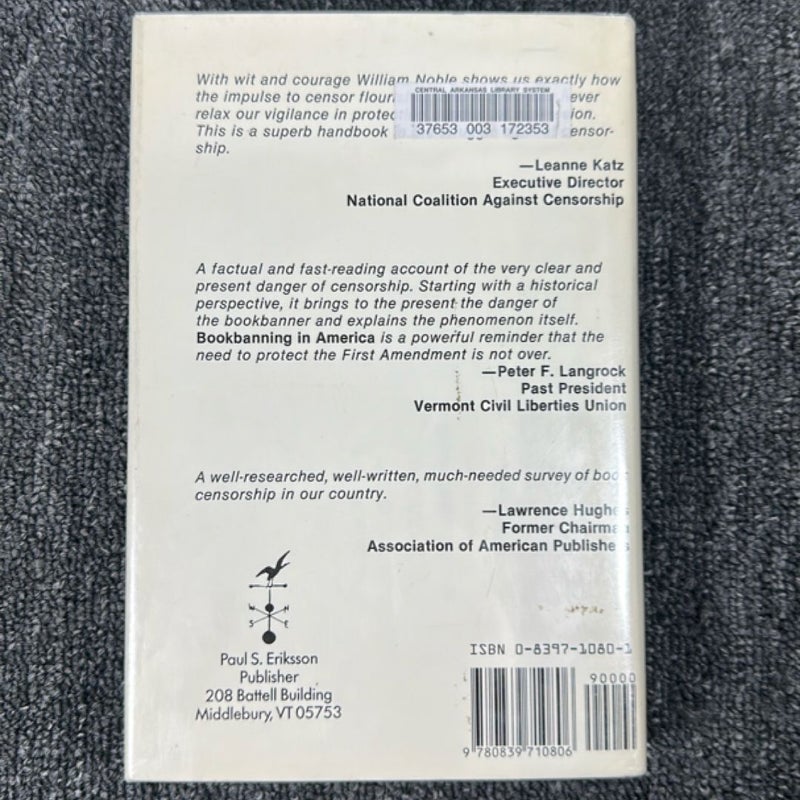 Bookbanning in America