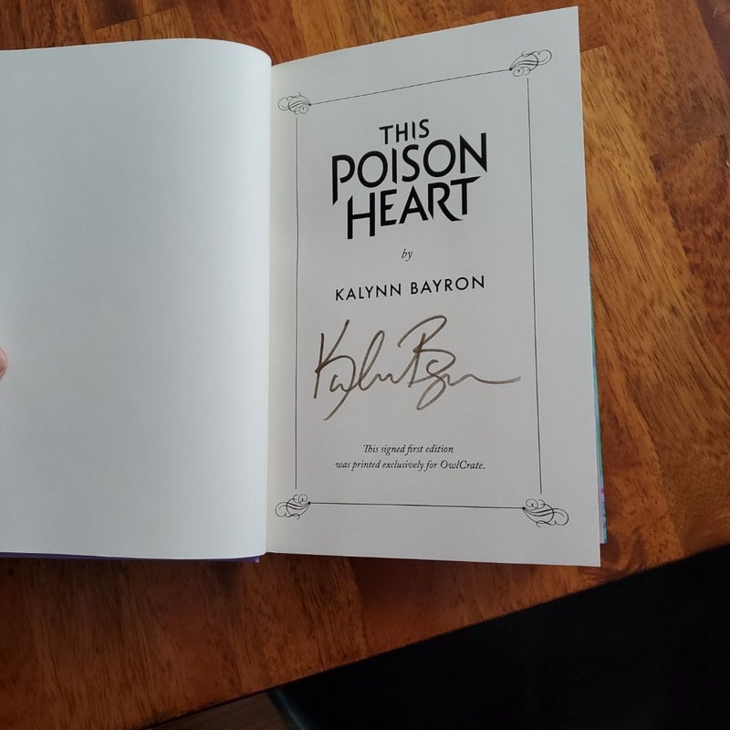 This Poison Heart (Signed OwlCrate Edition)