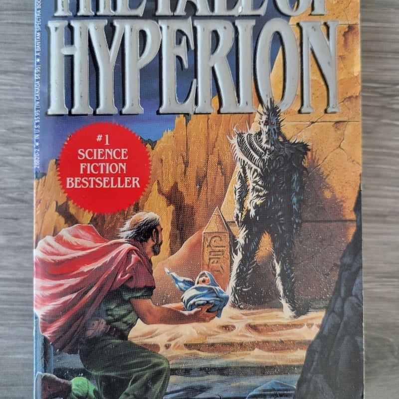 HYPERION AND THE FALL OF HYPERION LOT OF 2 BOOKS BY DAN SIMMONS 1ST EDITION 1991