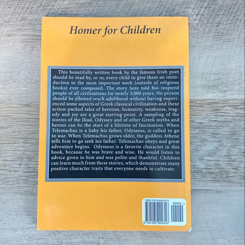 Homer for Children: the Adventures of Odysseus and the Tale of Troy