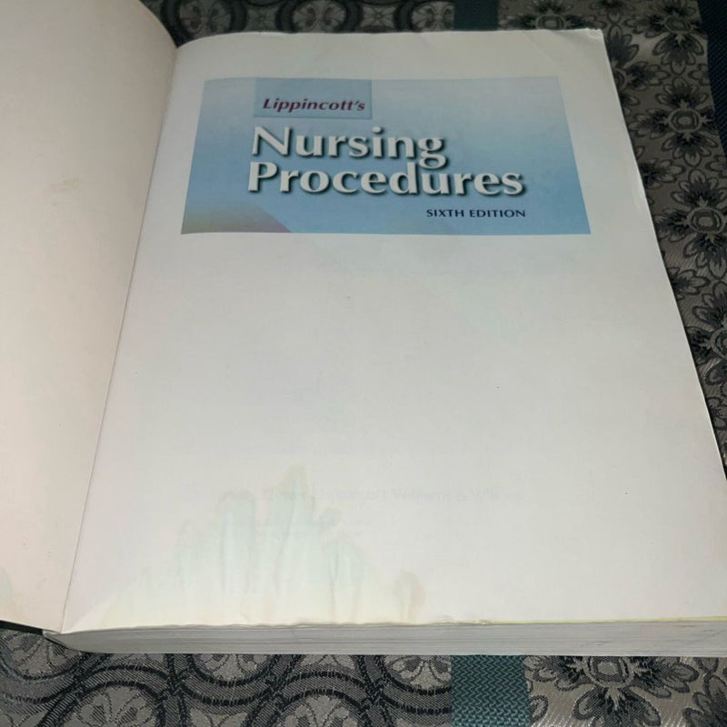 Lippincott's Nursing Procedures