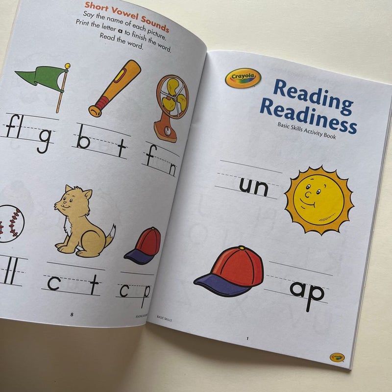 Crayola Reading Readiness Workbook