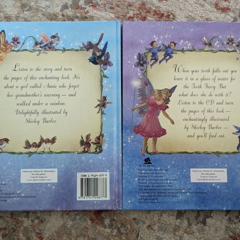 Shirley Barber's Rainbow Magic and The Tooth Fairy Books and CDs