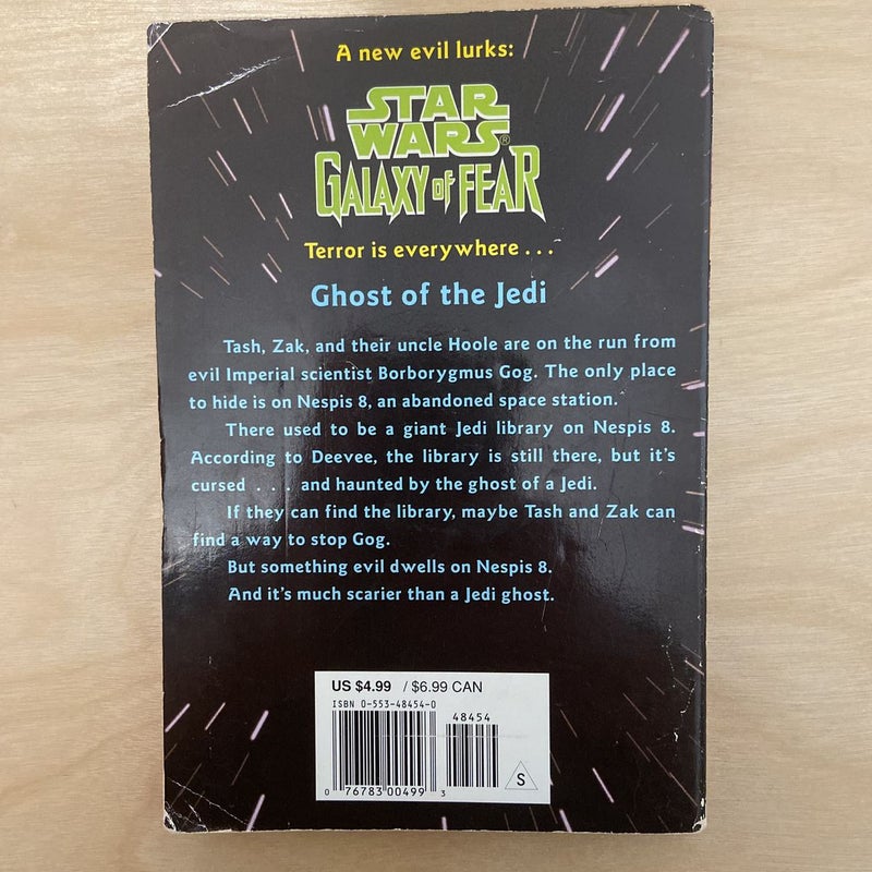 Star Wars Galaxy of Fear: Ghost of the Jedi (First Edition First Printing)