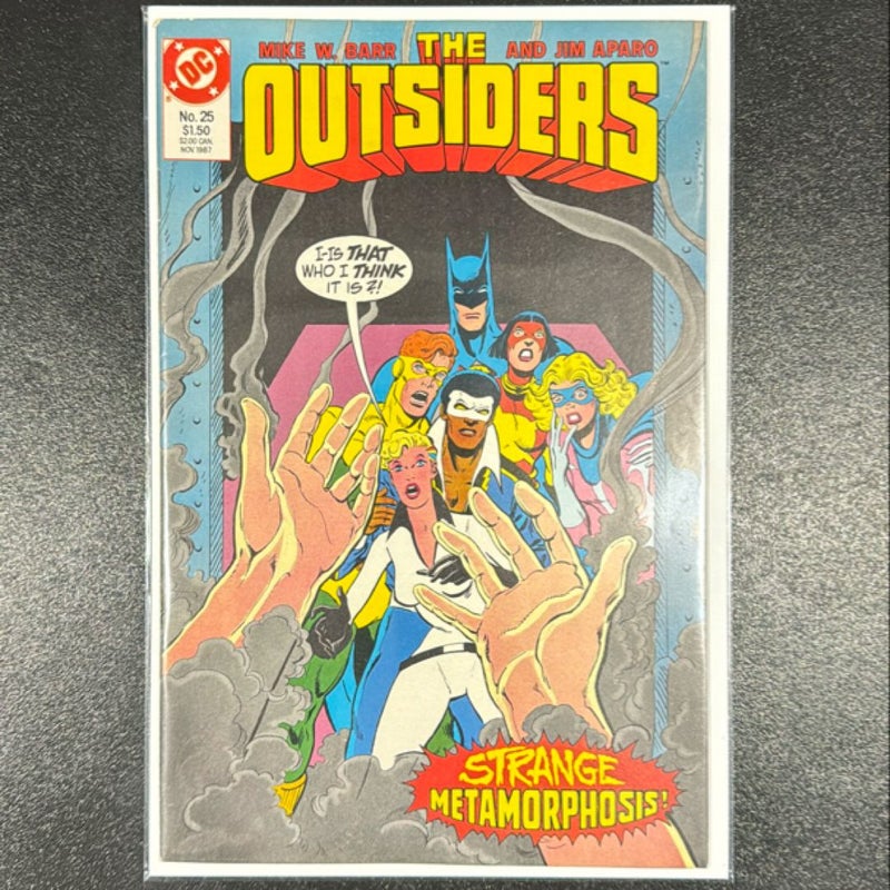 The Outsiders # 25 November 1987 DC Comics