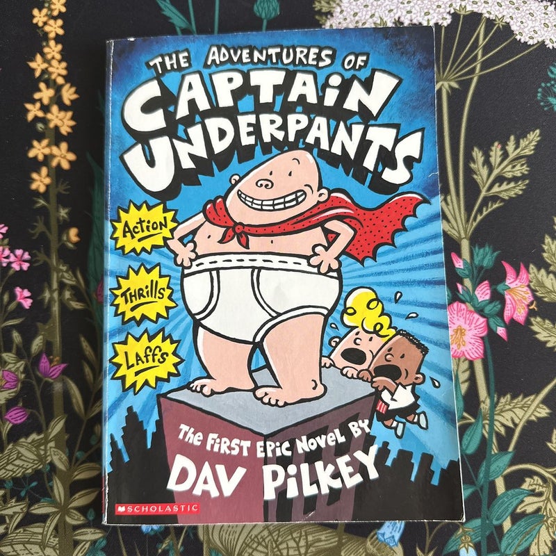The Adventures of Captain Underpants by Dav Pilkey , Paperback