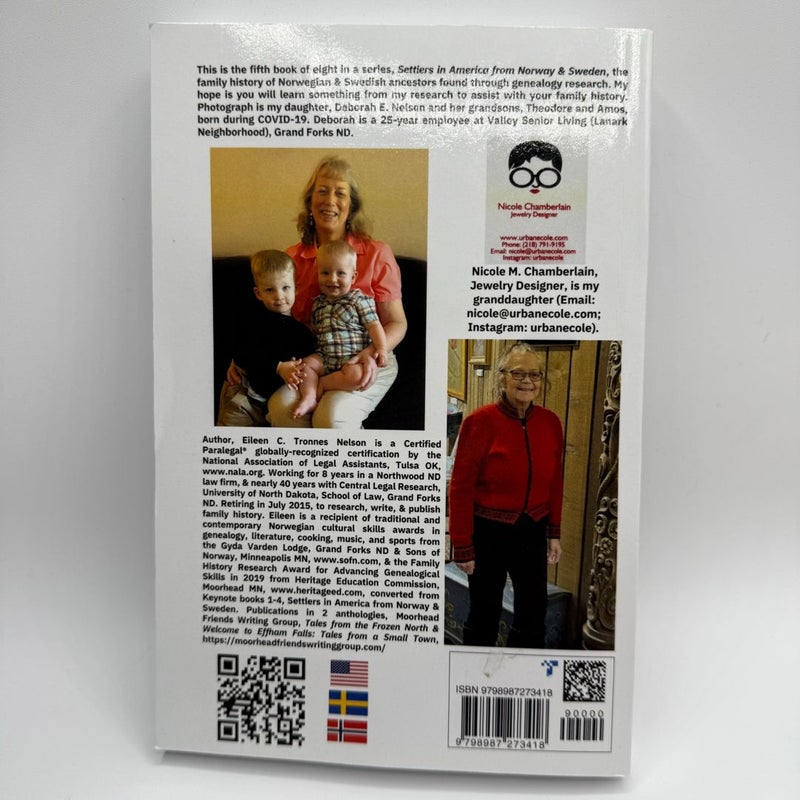 Settlers in America from Norway & Sweden Eleanor Thompson Asphyxiation & Marie Wick Murder & Gummer Trial