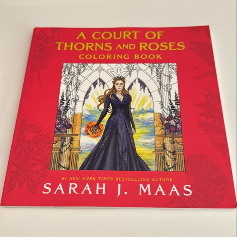 A Court of Thorns and Roses Coloring Book