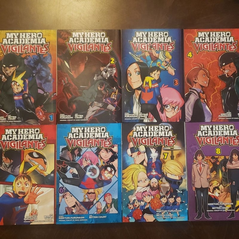 My Hero Academia Vigilantes Vol 1-8