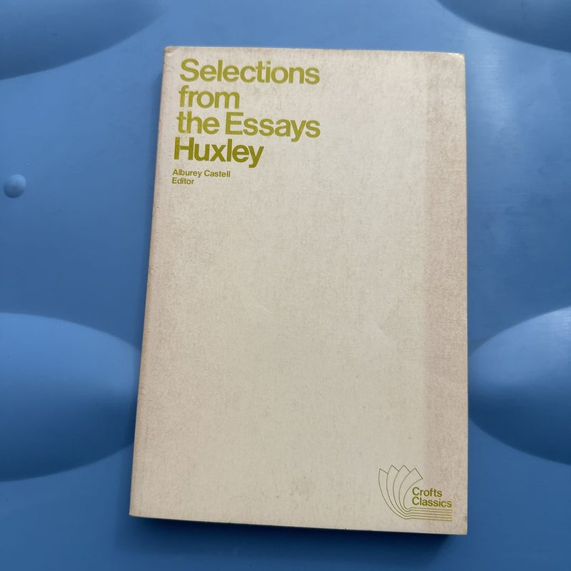 Selections from the Essays