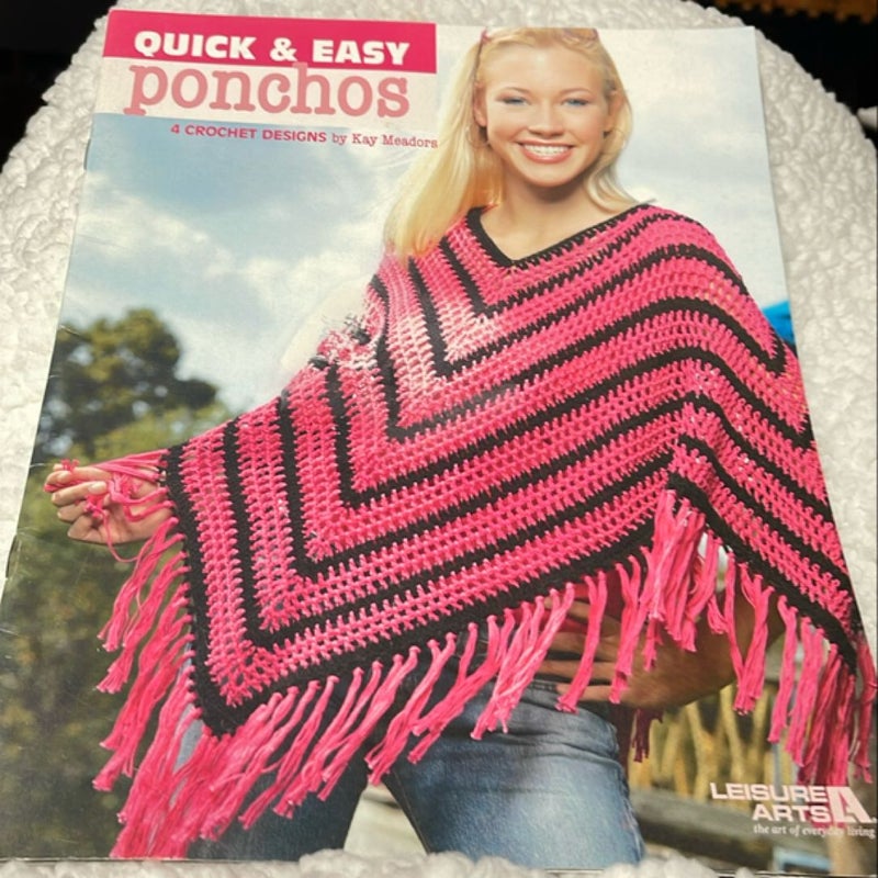 Leisure Arts: Quick & Easy Ponchos 