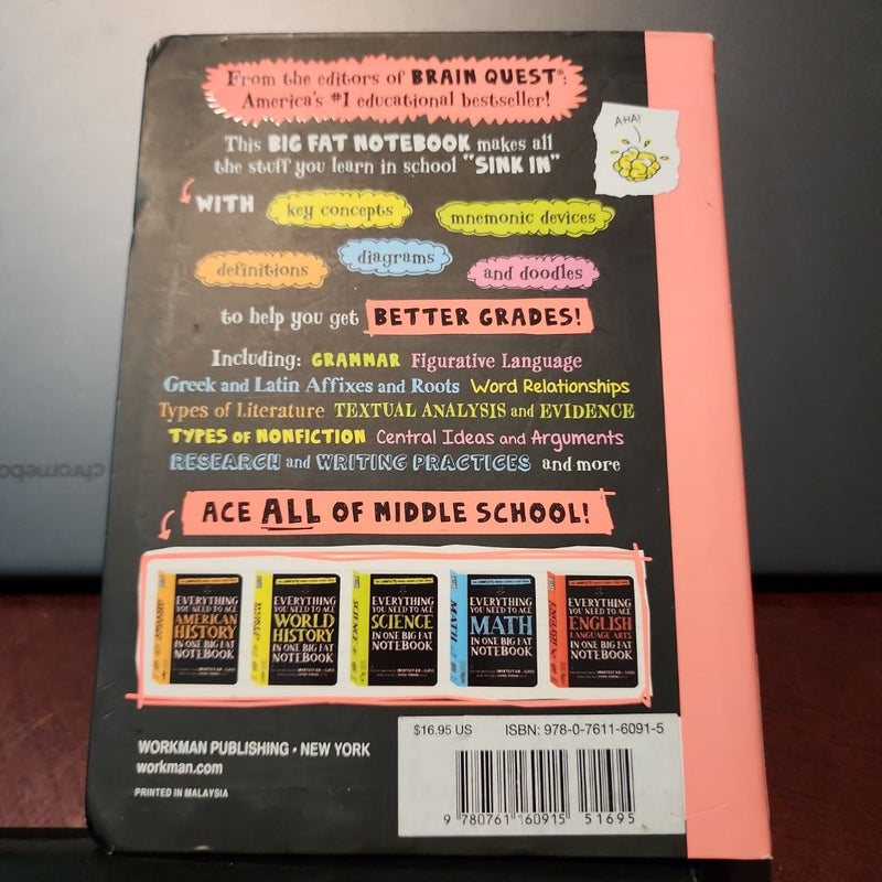 Everything You Need to Ace English Language Arts in One Big Fat Notebook