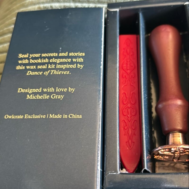 OwlCrate Dance of Thieves Wax Seal Kit