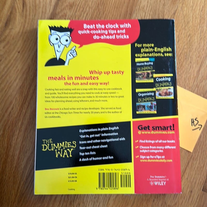 30-Minute Meals For Dummies