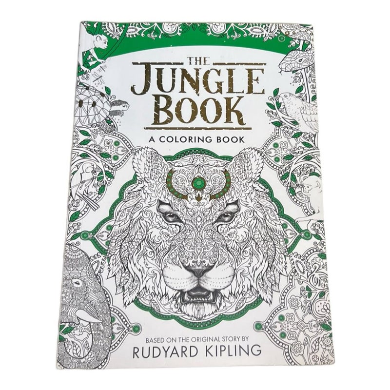 The Jungle Book Coloring Based on Story by Rudyard Kipling Adult