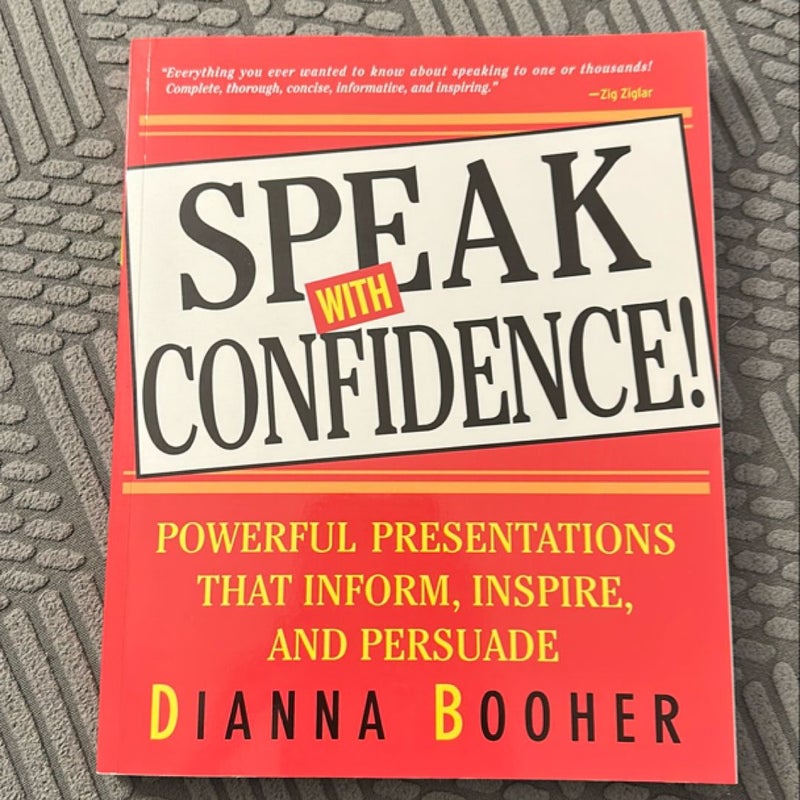 Speak with Confidence