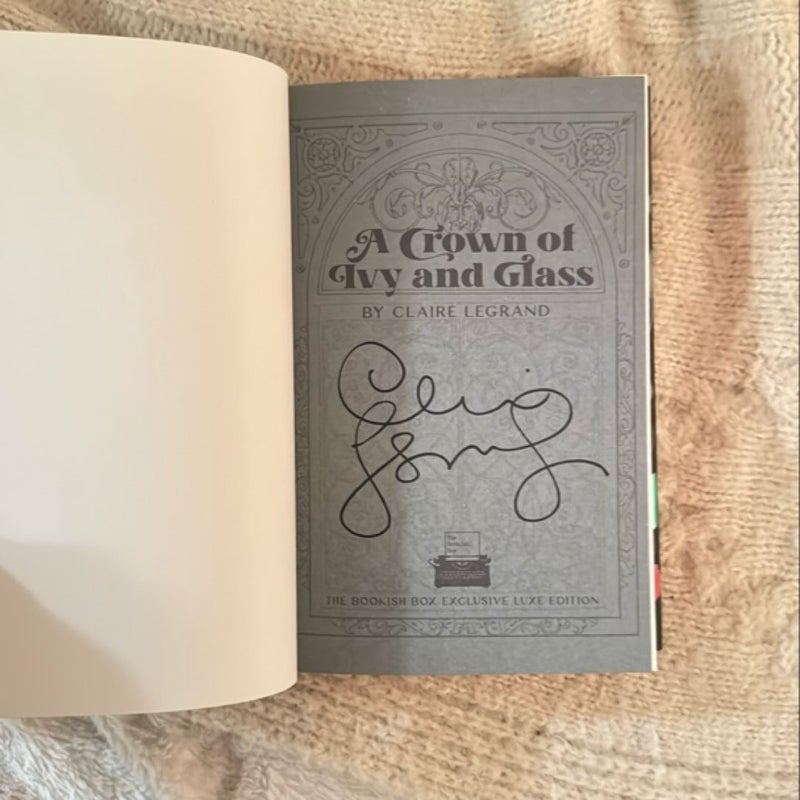 A Crown of Ivy and Glass (The Bookish Box exclusive edition)