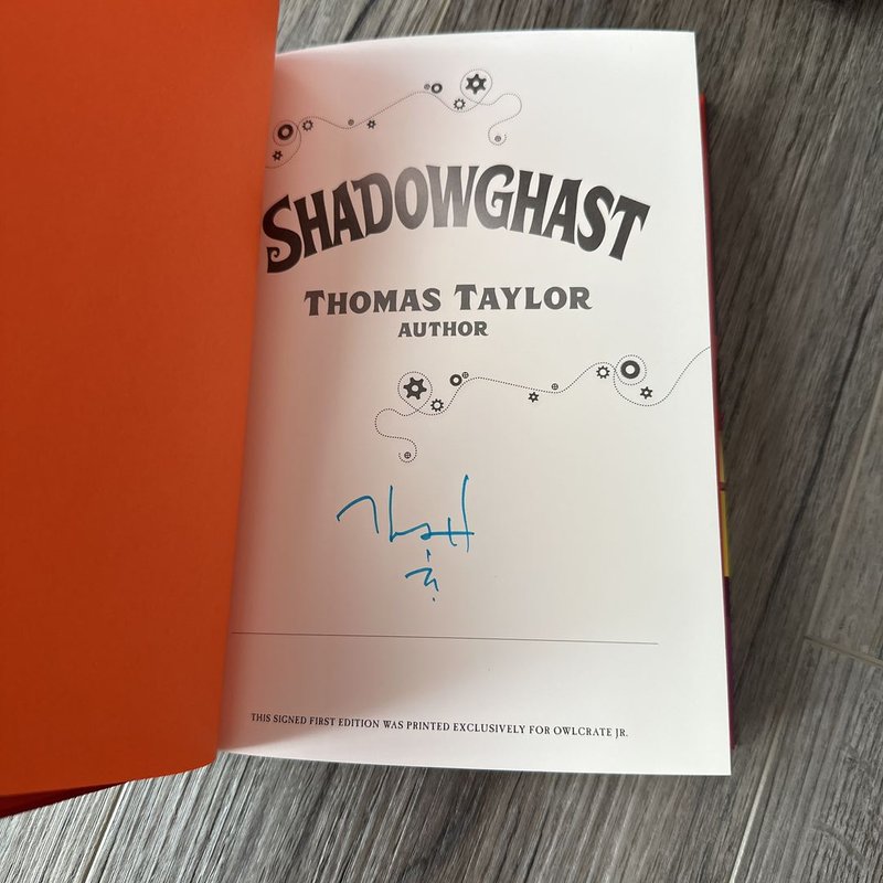 Shadowghast - SIGNED OWLCRATE EXCLUSIVE by Thomas Taylor, Hardcover ...