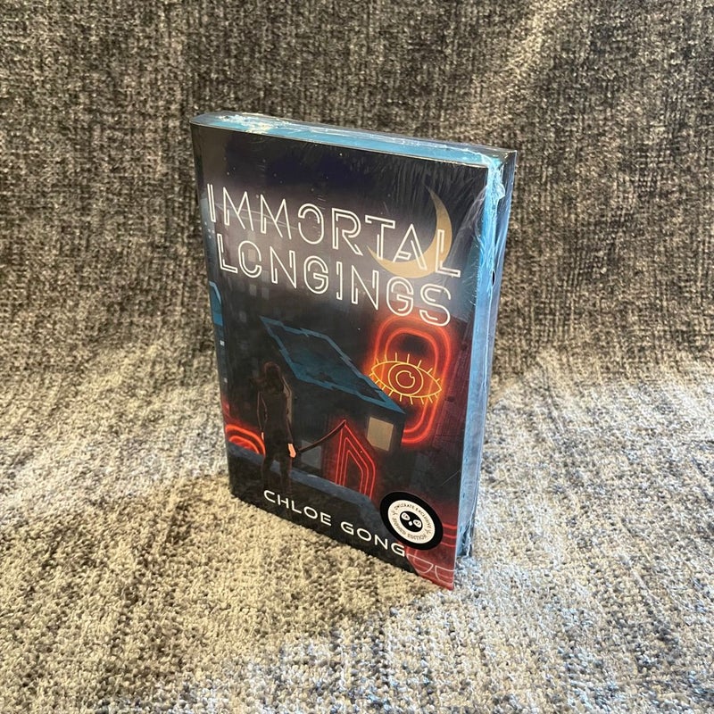 Immortal Longings — HAND SIGNED — OwlCrate Special edition with Sprayed edges