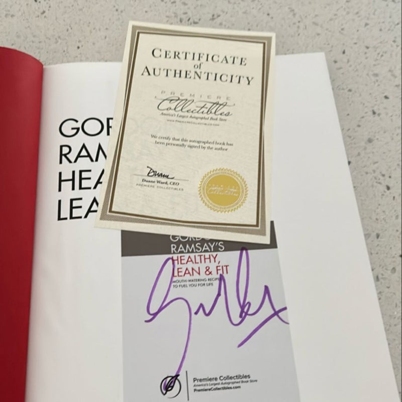 Gordon Ramsay's Healthy, Lean and Fit - Signed Copy