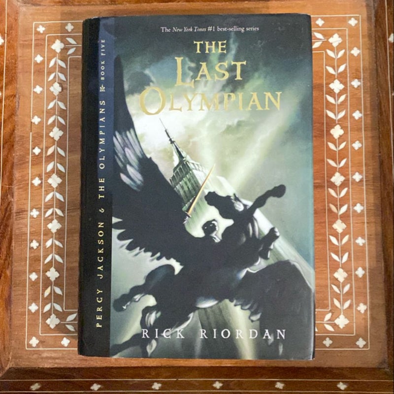 The Last Olympian *OUT OF PRINT DUST JACKET*