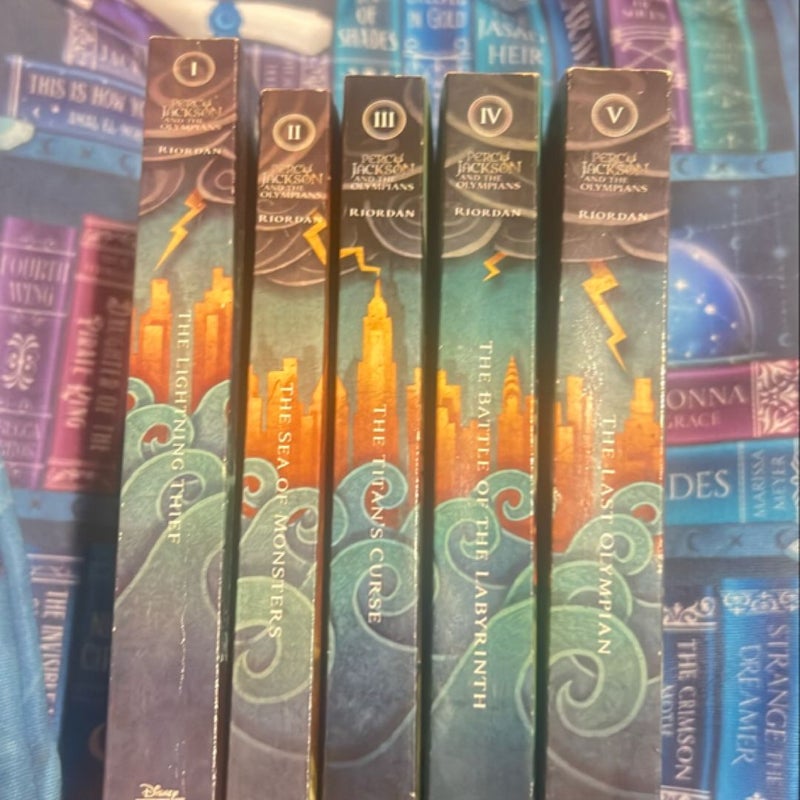 Percy Jackson and the Olympians series 1-5 set