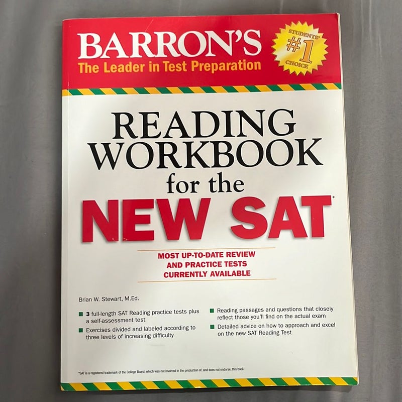 Barron's Reading Workbook for the NEW SAT