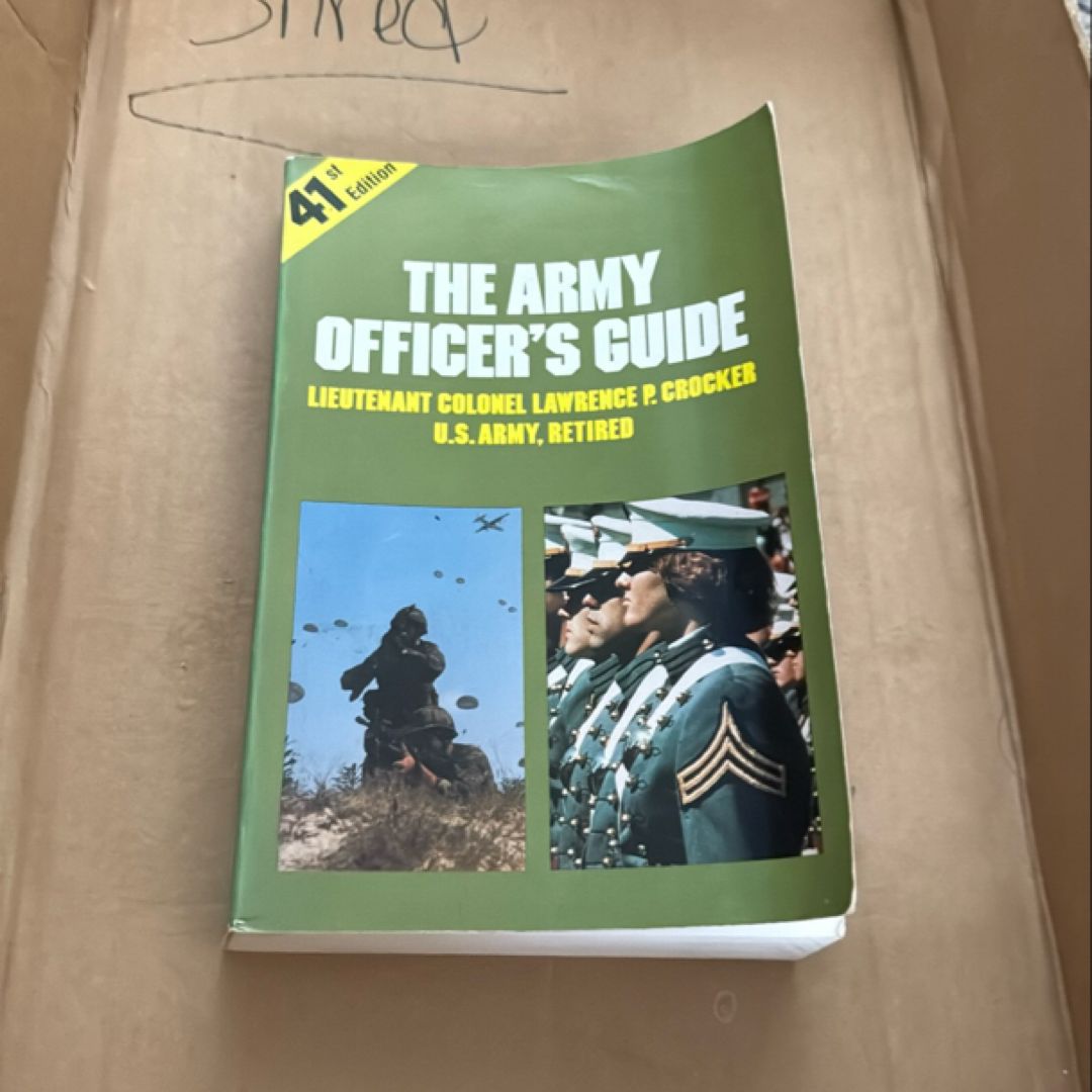 The Army Officer's Guide 121