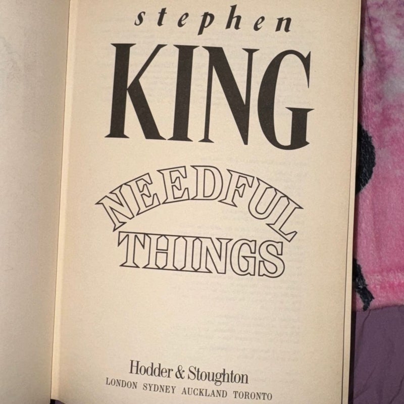 NEEDFUL THINGS UK