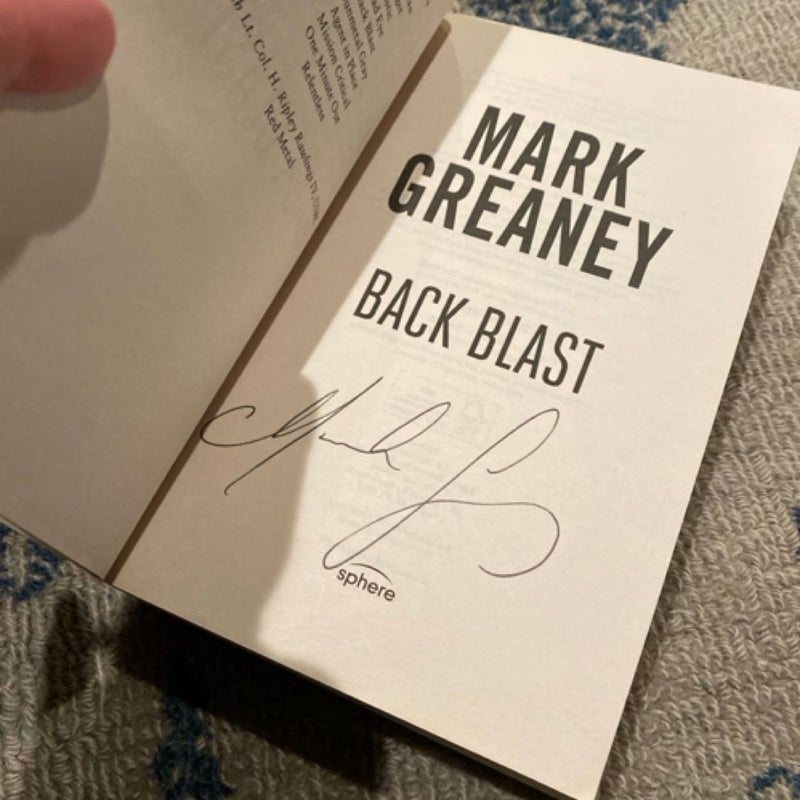 Signed - Black Blast by Mark Greaney