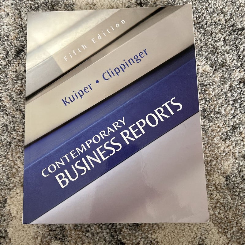 Contemporary Business Reports