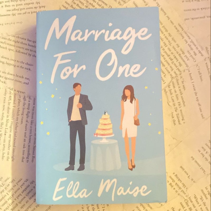 Marriage for One uk version special edition 